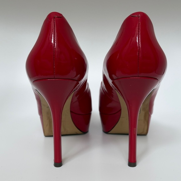 Nine West Red Platform Heels - Picture 8 of 10
